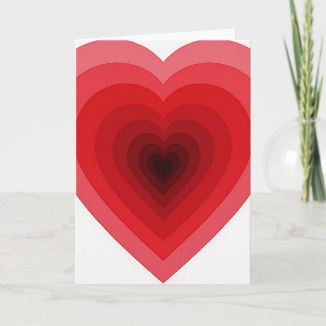 Tarjeta de amor profundo romántico (Anverso)