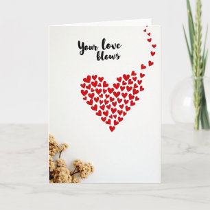 Tarjeta de amor que me vuela la mente