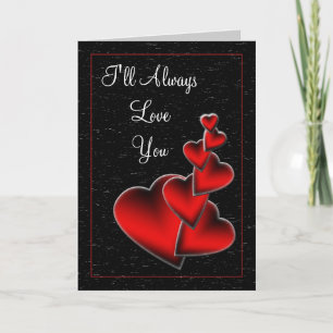 Tarjeta de amor Red Hearts