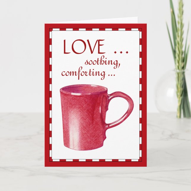 Tarjeta de amor Red Hot Mug (Anverso)