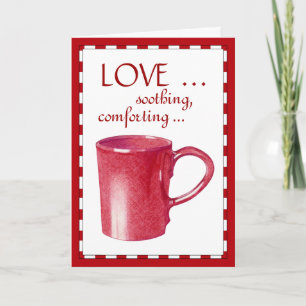 Tarjeta de amor Red Hot Mug