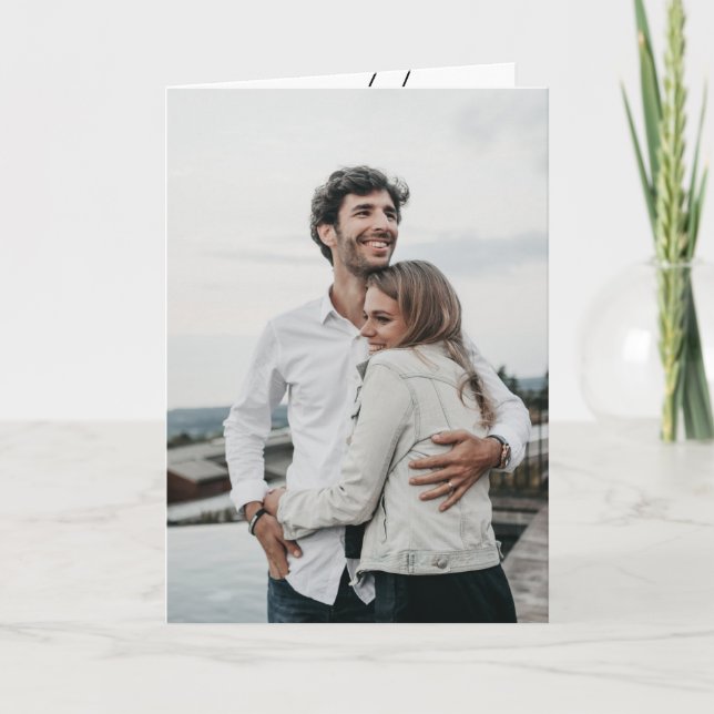 Tarjeta de amor romántica buena mañana (Anverso)