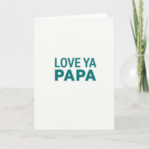 Tarjeta de Amor Romántico Ya Papá