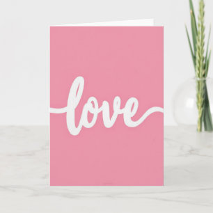 Tarjeta de amor simple