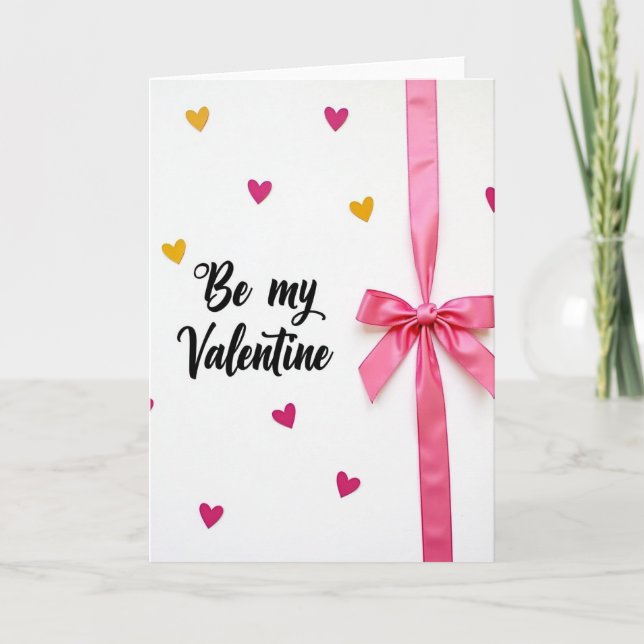 Tarjeta de amor sincero para San Valentín (Anverso)