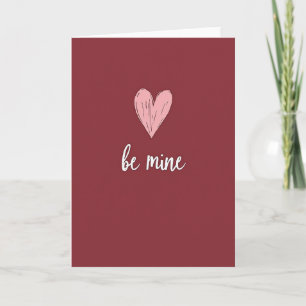 Tarjeta de amor sincero 'Sé Mía'