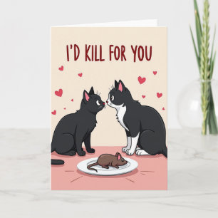 Tarjeta de Amor 'Te Mataría'