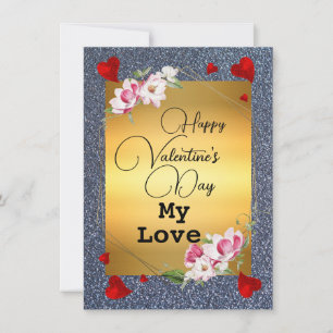 Tarjeta de amor triple
