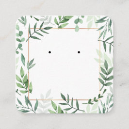 Tarjeta de anclaje de hojas de agua Motif