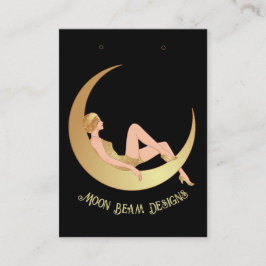 Tarjeta de anclaje de luna de época