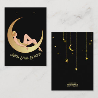 Tarjeta de anclaje de luna de época