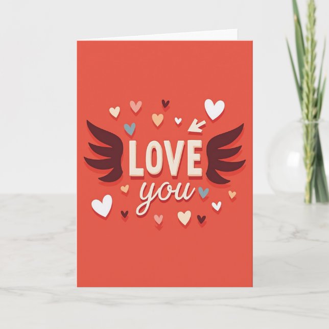 Tarjeta de Ángel de Amor (Anverso)