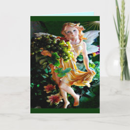 Tarjeta de ángel de hadas