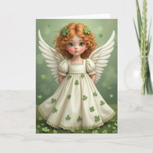 Tarjeta de Ángel de la Suerte y Buena Fortuna