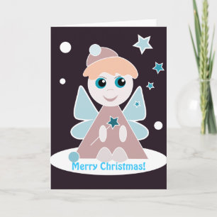 Tarjeta de Ángel de Navidad