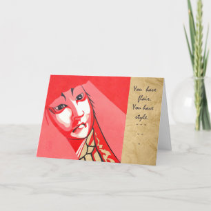 Tarjeta de animación de tipo Kabuki