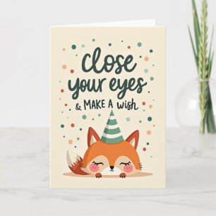 Tarjeta de Animal de Deseo Caprichoso