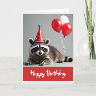 Tarjeta de animal de fiesta de lunares