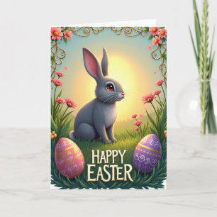 Tarjeta de Animal de Primavera Feliz