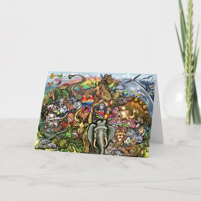 Tarjeta de animales (Anverso)
