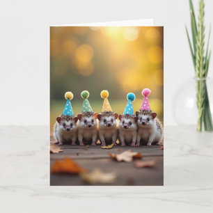 Tarjeta de Animales de la Dulce Hora Dorada