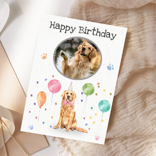Tarjeta de animales de la fiesta de cumpleaños de