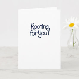 Tarjeta de ánimo con letra a mano Apoyándote