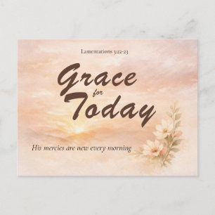 Tarjeta de ánimo cristiana Grace for Today