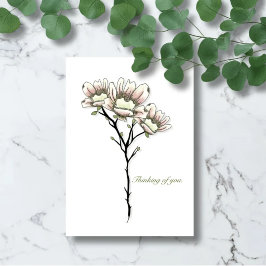 Tarjeta de Ánimo Quiet Magnolia – Botánica