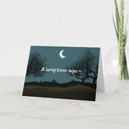 TARJETA DE ANIVERSARIO/AMOR DE LA LUNA PROMETIDA