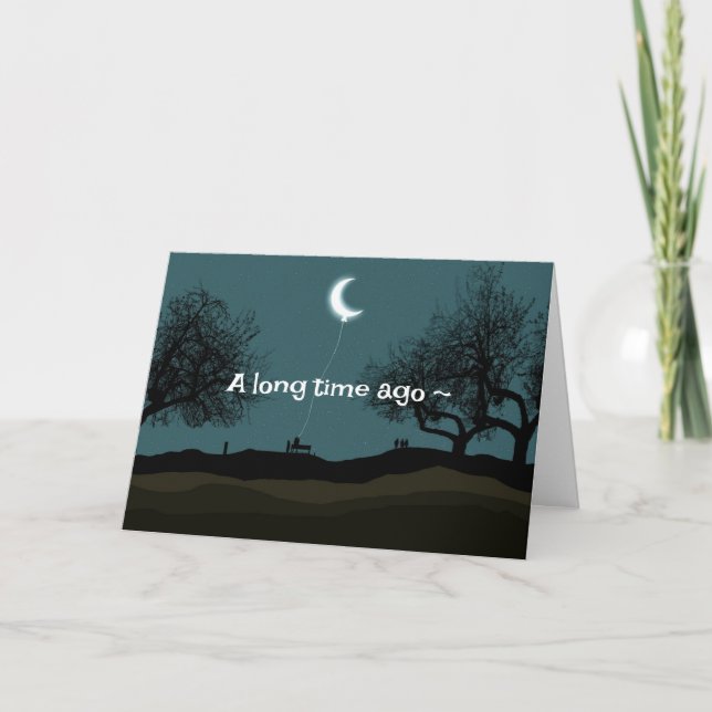 TARJETA DE ANIVERSARIO/AMOR DE LA LUNA PROMETIDA (Anverso)