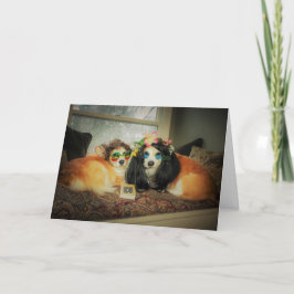Tarjeta de Aniversario Corgi