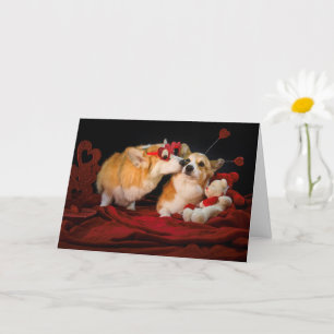 Tarjeta de aniversario Corgi Lovers