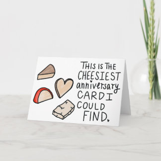 Tarjeta de aniversario cursi, aniversario de boda 