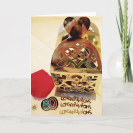 Tarjeta de aniversario de 50 años