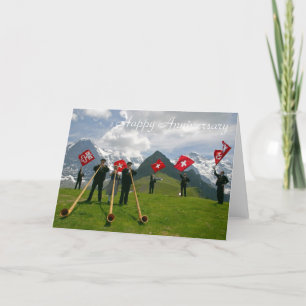 Tarjeta de aniversario de Alphors