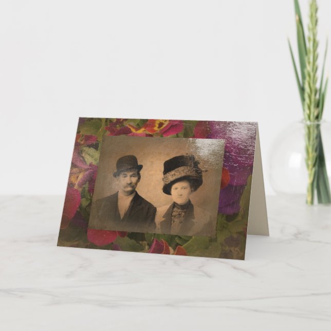 Tarjeta de aniversario de amor eterna (Anverso)