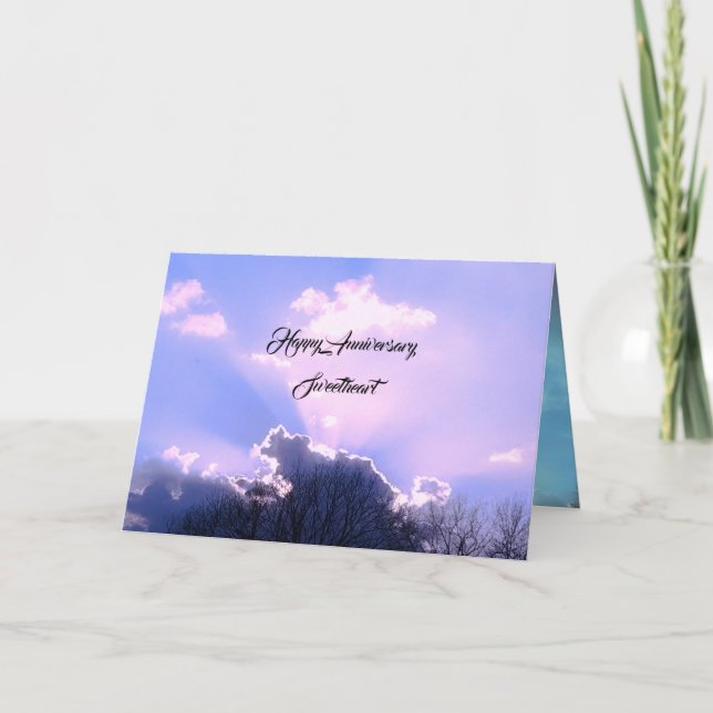 tarjeta de aniversario de boda (Anverso)