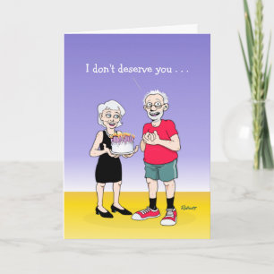 Tarjeta de aniversario de boda "Así es la vida"