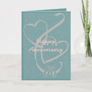 Tarjeta de aniversario de Boda personalizada