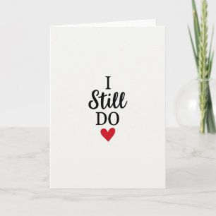 Tarjeta de Aniversario de Boda 'Sigo Amando'
