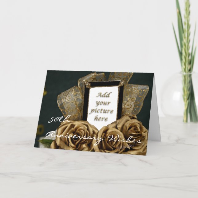 Tarjeta de aniversario de bodas número 50 - person (Anverso)