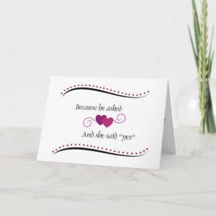 Tarjeta de aniversario de bodas número 55 personal
