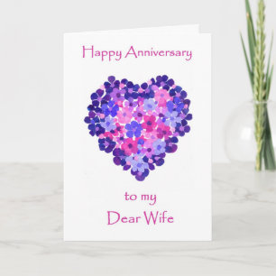 Tarjeta de aniversario de bodas para esposa - Pode