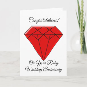 Tarjeta de aniversario de bodas personalizada de r