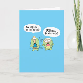 Tarjeta de Aniversario de Cómico Gracioso -048