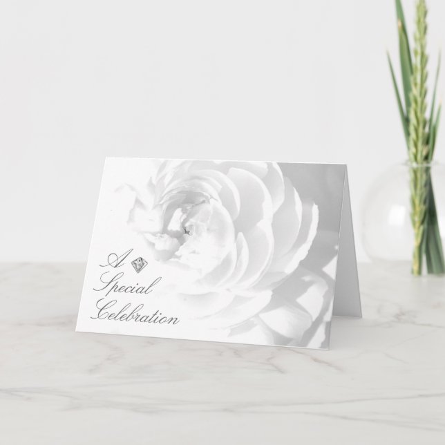 Tarjeta de aniversario de diez años (Anverso)