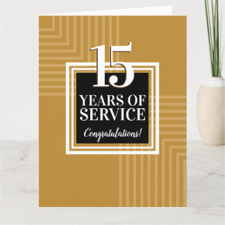tarjeta de aniversario de empleado de hito de colo