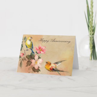 Tarjeta de aniversario de época