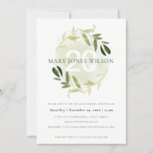 TARJETA DE ANIVERSARIO DE GOLD GREEN FAUNA